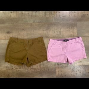 2 JCREW Chino Shorts